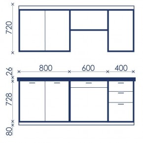 Кухонный гарнитур Ольвия-6 (1.8м) в Чебаркуле - chebarkul.ok-mebel.com | фото 4