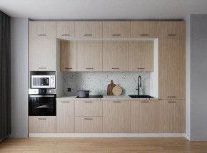 Кухонный гарнитур Шимо 3400 (Стол. 38мм) в Чебаркуле - chebarkul.ok-mebel.com | фото