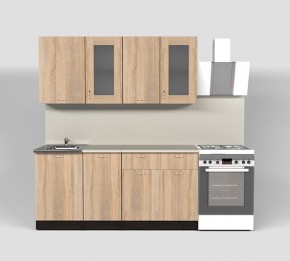 Кухня Симона Демо 1700 (Венга/Дуб Сонома) в Чебаркуле - chebarkul.ok-mebel.com | фото 7