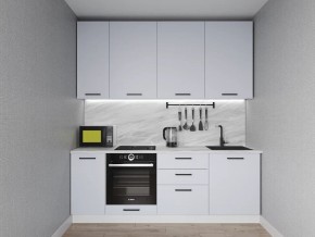 Кухонный гарнитур Смоки 2200 h950 (Стол. 38 мм) в Чебаркуле - chebarkul.ok-mebel.com | фото