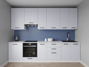 Кухонный гарнитур Смоки 2400 h950 (Стол. 26мм) в Чебаркуле - chebarkul.ok-mebel.com | фото