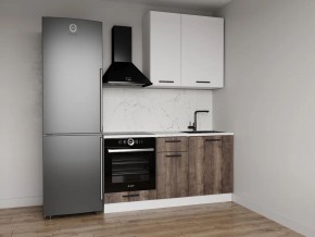 Кухонный гарнитур Старое Дерево 1600 h950 (Стол. 26мм) в Чебаркуле - chebarkul.ok-mebel.com | фото