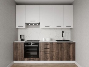 Кухонный гарнитур Старое Дерево 2400 h950 (Стол. 26мм) в Чебаркуле - chebarkul.ok-mebel.com | фото