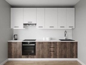 Кухонный гарнитур Старое Дерево 3000 h950 (Стол. 26мм) в Чебаркуле - chebarkul.ok-mebel.com | фото