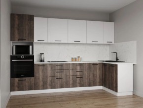 Кухонный гарнитур Старое Дерево 3200*1400 (Стол. 38мм) в Чебаркуле - chebarkul.ok-mebel.com | фото