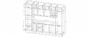 Кухонный гарнитур Старое Дерево 3400 (Стол. 38мм) в Чебаркуле - chebarkul.ok-mebel.com | фото 2