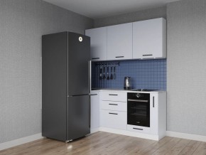 Кухонный гарнитур угловой Смоки 1000*1800 (Стол. 38 мм) в Чебаркуле - chebarkul.ok-mebel.com | фото
