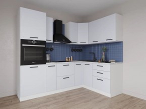 Кухонный гарнитур угловой Смоки 2400*1600 (Стол. 38мм) в Чебаркуле - chebarkul.ok-mebel.com | фото