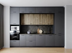 Кухонный гарнитур Умбра 3400 (Стол. 26мм) в Чебаркуле - chebarkul.ok-mebel.com | фото