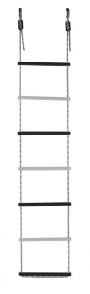 Лестница веревочная 7 перекладин цв.черный, белый D=25  в Чебаркуле - chebarkul.ok-mebel.com | фото 1