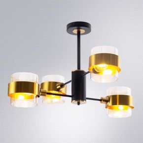 Люстра на штанге Arte Lamp Carlo A8205SP-4BK в Чебаркуле - chebarkul.ok-mebel.com | фото 2