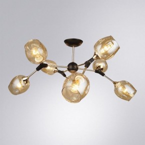 Люстра на штанге Arte Lamp Seppia A4211PL-8BK в Чебаркуле - chebarkul.ok-mebel.com | фото 2