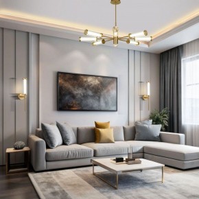 Люстра на штанге Eurosvet Stark 50386 LED латунь в Чебаркуле - chebarkul.ok-mebel.com | фото 3