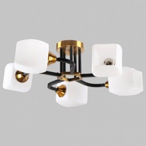 Люстра на штанге Imex MD.52009 MD.52009-5-S-BK+GAB в Чебаркуле - chebarkul.ok-mebel.com | фото