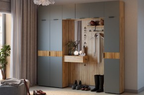 МЕБЕЛЬСОН К12 Прихожая (графит) в Чебаркуле - chebarkul.ok-mebel.com | фото