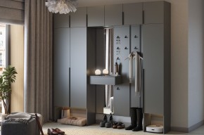 МЕБЕЛЬСОН К32 Прихожая (графит) в Чебаркуле - chebarkul.ok-mebel.com | фото
