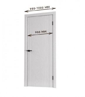Межкомнатная дверь Bolivar Роялвуд белый (комплект) 900 в Чебаркуле - chebarkul.ok-mebel.com | фото