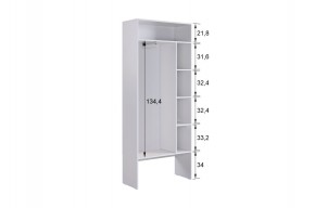 МЕРСИ Прихожая (модульная) кашемир в Чебаркуле - chebarkul.ok-mebel.com | фото 5