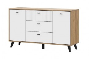 МИЛАН Детская (Дуб Золотой/Белый матовый) в Чебаркуле - chebarkul.ok-mebel.com | фото 16