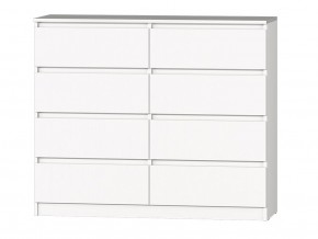 МС "Хилтон" Комод №3 1200 (8 ящ.) белый текстурный в Чебаркуле - chebarkul.ok-mebel.com | фото 2