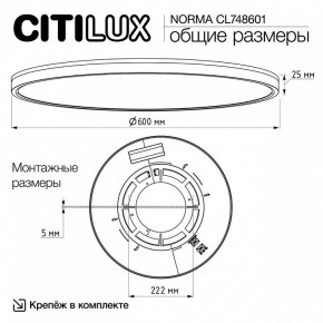Накладной светильник Citilux Norma CL748601 в Чебаркуле - chebarkul.ok-mebel.com | фото 11