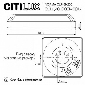 Накладной светильник Citilux Norma CL748K200 в Чебаркуле - chebarkul.ok-mebel.com | фото 11