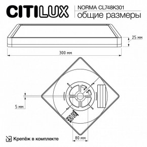 Накладной светильник Citilux Norma CL748K301 в Чебаркуле - chebarkul.ok-mebel.com | фото 11