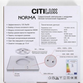 Накладной светильник Citilux Norma CL748K301 в Чебаркуле - chebarkul.ok-mebel.com | фото 8