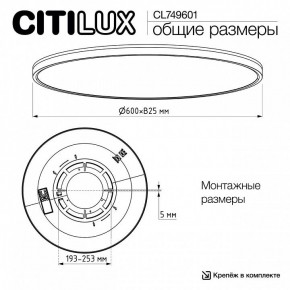 Накладной светильник Citilux NORMA CL749601 в Чебаркуле - chebarkul.ok-mebel.com | фото 11