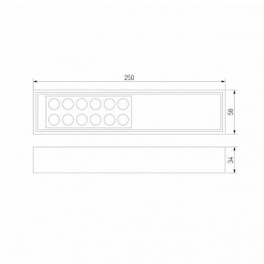 Накладной светильник Elektrostandard Tend a068850 в Чебаркуле - chebarkul.ok-mebel.com | фото 3