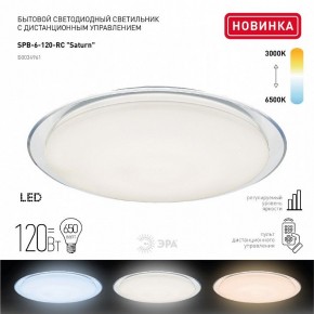 Накладной светильник Эра Классик SPB-6-120-RC Saturn (С) в Чебаркуле - chebarkul.ok-mebel.com | фото 3