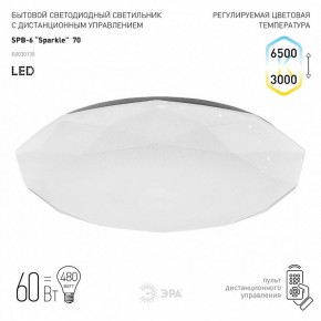 Накладной светильник Эра Классик SPB-6-70-RC Sparkle в Чебаркуле - chebarkul.ok-mebel.com | фото 2