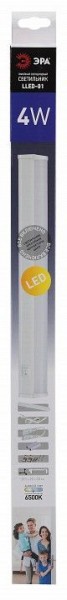 Накладной светильник Эра  LLED-01-04W-6500-W в Чебаркуле - chebarkul.ok-mebel.com | фото 4