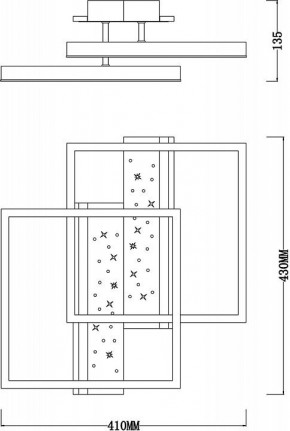 Накладной светильник Escada Stellar 10215/2LED в Чебаркуле - chebarkul.ok-mebel.com | фото 6