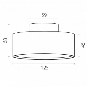 Накладной светильник Lightstar Acuto 215937 в Чебаркуле - chebarkul.ok-mebel.com | фото 3