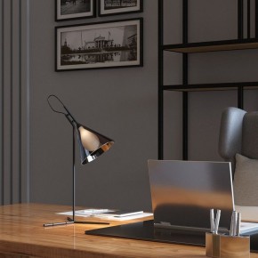 Настольная лампа декоративная Eurosvet Enigma 01186/1 черный в Чебаркуле - chebarkul.ok-mebel.com | фото 2