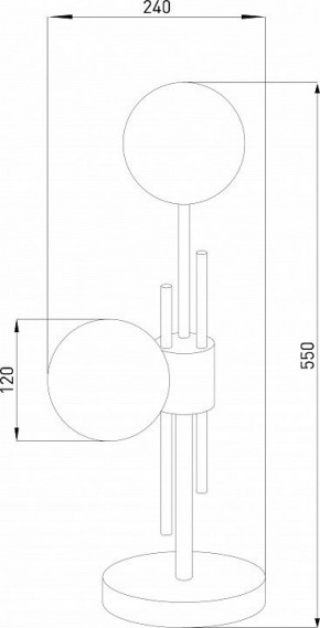 Настольная лампа декоративная Eurosvet Volver 01383/2 латунь в Чебаркуле - chebarkul.ok-mebel.com | фото 4