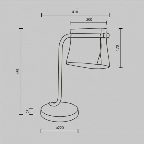Настольная лампа декоративная Maytoni Cabaret MOD170TL-L8BS3K в Чебаркуле - chebarkul.ok-mebel.com | фото 7