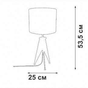 Настольная лампа декоративная Vitaluce V28340 V28340-1/1L в Чебаркуле - chebarkul.ok-mebel.com | фото 2