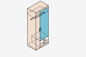 НИКА Н10з Шкаф для одежды в Чебаркуле - chebarkul.ok-mebel.com | фото 4