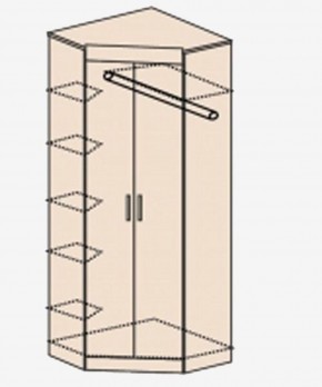 НИКА Н5 Шкаф угловой без зеркала в Чебаркуле - chebarkul.ok-mebel.com | фото 3