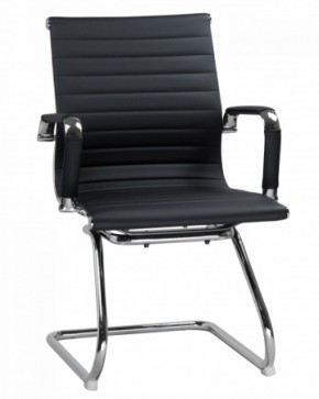 Офисное кресло для посетителей LMR-102N Черный в Чебаркуле - chebarkul.ok-mebel.com | фото 1
