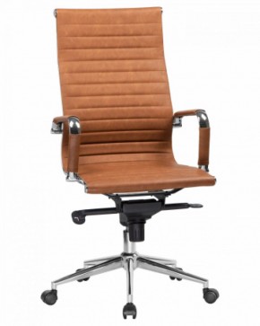 Офисное кресло для руководителей DOBRIN CLARK LMR-101F светло-коричневый №321 в Чебаркуле - chebarkul.ok-mebel.com | фото