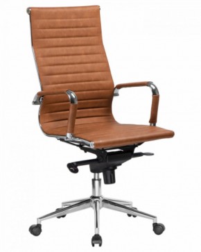 Офисное кресло для руководителей DOBRIN CLARK LMR-101F светло-коричневый №321 в Чебаркуле - chebarkul.ok-mebel.com | фото 2
