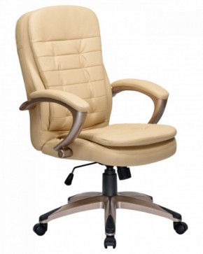 Офисное кресло для руководителей DOBRIN DONALD LMR-106B бежевый в Чебаркуле - chebarkul.ok-mebel.com | фото
