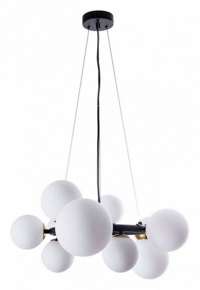 Подвесная люстра Arte Lamp Gemini A2243SP-10BK в Чебаркуле - chebarkul.ok-mebel.com | фото 2