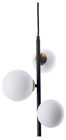 Подвесная люстра Arte Lamp Gemini A2243SP-3BK в Чебаркуле - chebarkul.ok-mebel.com | фото