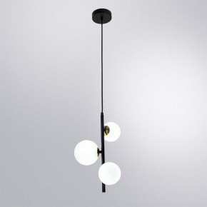 Подвесная люстра Arte Lamp Gemini A2243SP-3BK в Чебаркуле - chebarkul.ok-mebel.com | фото 3