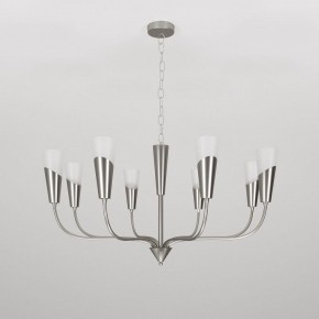 Подвесная люстра Eurosvet Rhyton 60167/8 никель в Чебаркуле - chebarkul.ok-mebel.com | фото 3