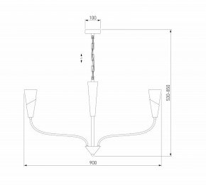 Подвесная люстра Eurosvet Rhyton 60167/8 никель в Чебаркуле - chebarkul.ok-mebel.com | фото 6